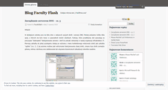 Desktop Screenshot of facultyflash.wordpress.com
