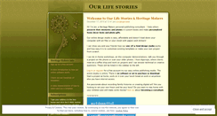 Desktop Screenshot of ourlifestoriesblog.wordpress.com