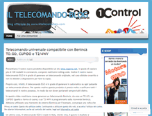 Tablet Screenshot of iltelecomandoblog.wordpress.com