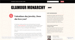 Desktop Screenshot of glamourmonarchy.wordpress.com