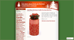 Desktop Screenshot of christmascandles.wordpress.com