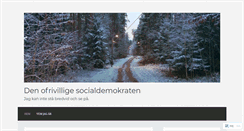 Desktop Screenshot of denofrivilligesocialdemokraten.wordpress.com