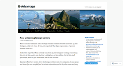 Desktop Screenshot of beadvantage.wordpress.com