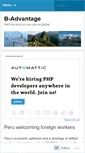 Mobile Screenshot of beadvantage.wordpress.com