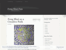 Tablet Screenshot of funwithfengshui.wordpress.com