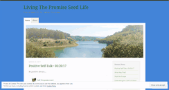 Desktop Screenshot of livingthepromiseseedlife.wordpress.com