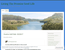 Tablet Screenshot of livingthepromiseseedlife.wordpress.com