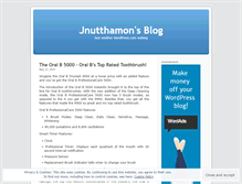 Tablet Screenshot of jnutthamon.wordpress.com