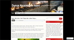 Desktop Screenshot of dapurabah.wordpress.com