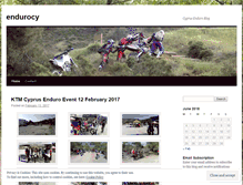 Tablet Screenshot of endurocy.wordpress.com