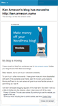 Mobile Screenshot of kenarneson.wordpress.com