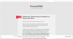 Desktop Screenshot of forumikra.wordpress.com