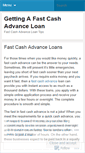 Mobile Screenshot of fastcashadvance11.wordpress.com