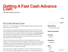 Tablet Screenshot of fastcashadvance11.wordpress.com