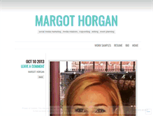 Tablet Screenshot of margothorgan.wordpress.com