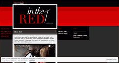 Desktop Screenshot of intheredfashionshow.wordpress.com