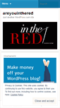 Mobile Screenshot of intheredfashionshow.wordpress.com