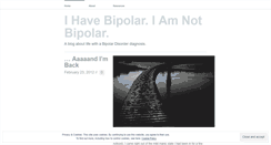 Desktop Screenshot of ihavebipolar.wordpress.com