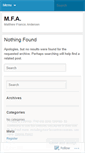 Mobile Screenshot of matthewfrancisandersen.wordpress.com