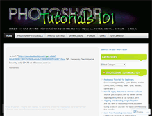 Tablet Screenshot of photoshoptutorials101.wordpress.com