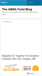Mobile Screenshot of abbafund.wordpress.com