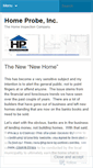 Mobile Screenshot of homeprobe.wordpress.com