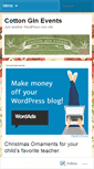 Mobile Screenshot of cottongineventsmississippi.wordpress.com