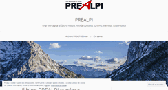 Desktop Screenshot of prealpi.wordpress.com