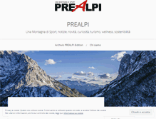 Tablet Screenshot of prealpi.wordpress.com