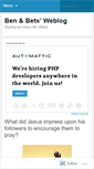 Mobile Screenshot of benbets.wordpress.com
