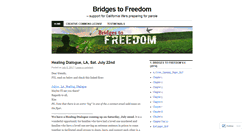 Desktop Screenshot of bridgestofreedom.wordpress.com