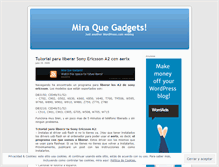 Tablet Screenshot of miraquegadgets.wordpress.com