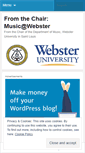 Mobile Screenshot of musicchair.wordpress.com