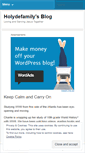 Mobile Screenshot of holydefamily.wordpress.com