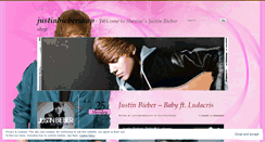 Desktop Screenshot of justinbiebershop.wordpress.com