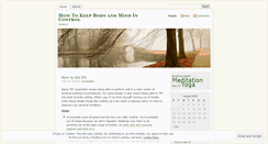 Desktop Screenshot of mantrameditation.wordpress.com