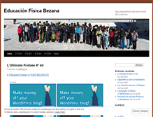 Tablet Screenshot of educacionfisicabezana.wordpress.com
