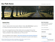 Tablet Screenshot of ourpathhome.wordpress.com