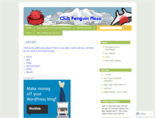 Tablet Screenshot of clubpenguinplaza.wordpress.com