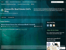 Tablet Screenshot of greenvillescrealestategirl.wordpress.com