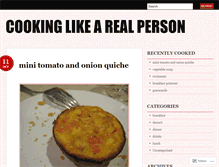 Tablet Screenshot of cuisinercachai.wordpress.com