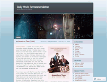 Tablet Screenshot of dailymovierec.wordpress.com