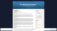 Desktop Screenshot of halfnotes.wordpress.com