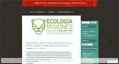 Desktop Screenshot of ecologiayturismo.wordpress.com