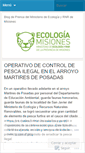 Mobile Screenshot of ecologiayturismo.wordpress.com