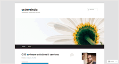 Desktop Screenshot of csthreeindia.wordpress.com