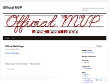 Tablet Screenshot of officialmvp.wordpress.com