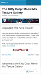 Mobile Screenshot of kittycorpgallery.wordpress.com