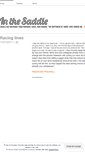 Mobile Screenshot of inthesaddleblog.wordpress.com