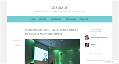 Desktop Screenshot of creamus.wordpress.com